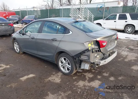 2018 Chevrolet Cruze Lt Auto из США, поврежденный, VIN 1G1BE5SMXJ7203650